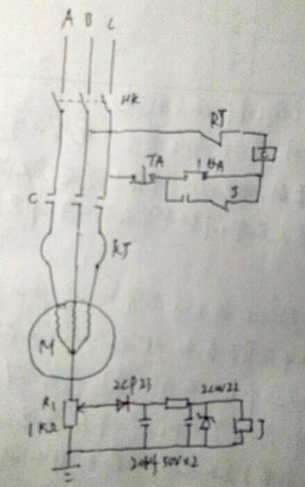 簡單電動(dòng)機(jī)斷相保護(hù)器的原理分析